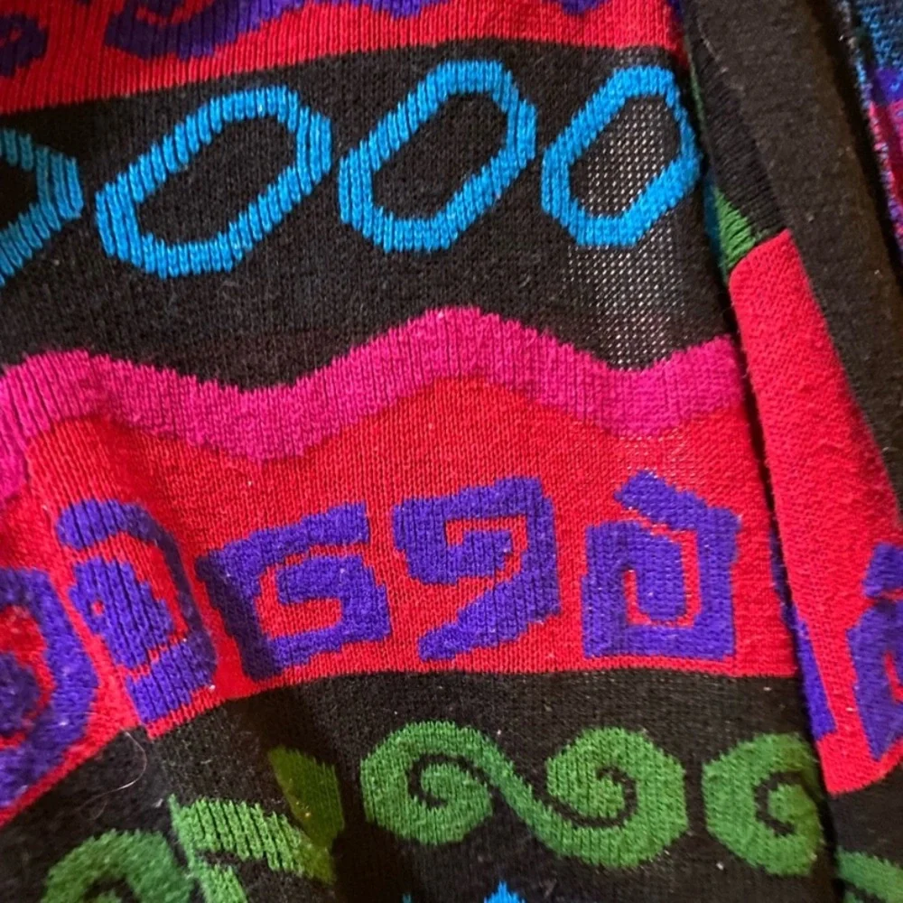 Colorful Patterned Sweater - Picture 2 of 2